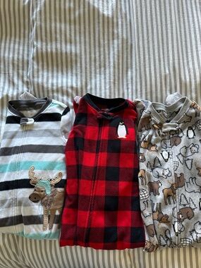 3 Toddler Fleece PJs (3T)
